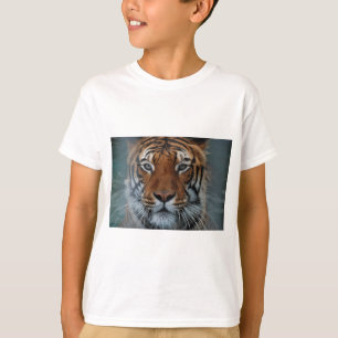 Tiger Cat Stripes Oerwoud Mist Animal T-shirt