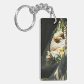 Tiger Catnap Sleutelhanger (Voorkant Links)