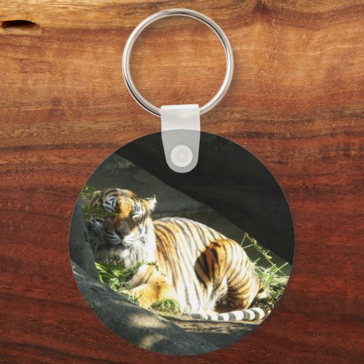 Tiger Catnap Sleutelhanger (Voorkant)