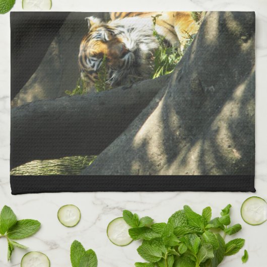 Tiger Catnap Theedoek (Gevouwen)