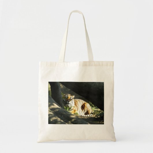 Tiger Catnap Tote Bag (Voorkant)