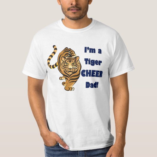 Tiger Cheer Dad T-shirt (Voorkant)