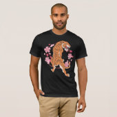 Tiger Cherry Blossom Japanse Sakura - boom T-shirt (Voorkant volledig)