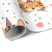 Tiger Child Verjaardag Cadeaupapier (Rol Hoek)