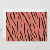 Tiger Chinese nieuwjaars marinesholiday-foto Kaart (Achterkant)