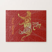 Tiger Chinese Zodiac Horoscoop sterrenbeeld Legpuzzel (Horizontaal)
