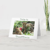 Tiger Christmas Kaart (Achterkant)