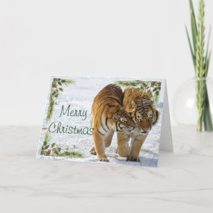 Tiger Christmas Kaart