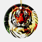 Tiger Christmas Tree Ornament (Voorkant)