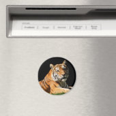Tiger Closeup Magneet (Insitu (Vaatwasser))