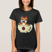 Tiger Coffee Cup T-shirt (Voorkant)