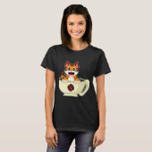 Tiger Coffee Cup T-shirt (Voorkant volledig)