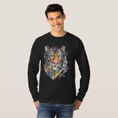 Tiger Colourful Art Animal Lovers T-shirt (Voorkant volledig)