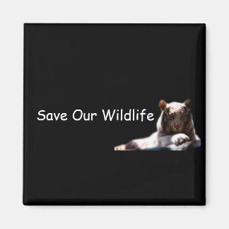 Tiger Conservation Fridge Magnet