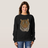 Tiger  Conservation Vintage Design Trui (Voorkant volledig)