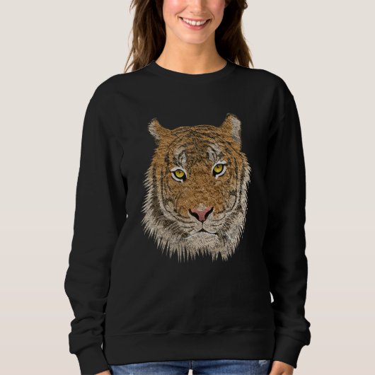 Tiger  Conservation Vintage Design Trui (Voorkant)