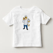 Tiger Cook Chef pet Platter Kinder Shirts (Voorkant)