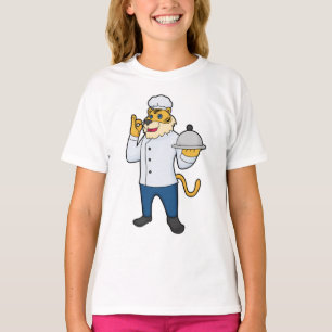 Tiger Cook Chef pet Platter T-shirt