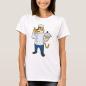 Tiger Cook Chef pet Platter T-shirt (Voorkant)