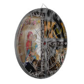 Tiger & Couple Art Print Dartbord (Voorkant Links)
