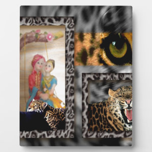 Tiger & Couple Art Print Fotoplaat