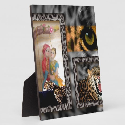 Tiger & Couple Art Print Fotoplaat (Zijkant)