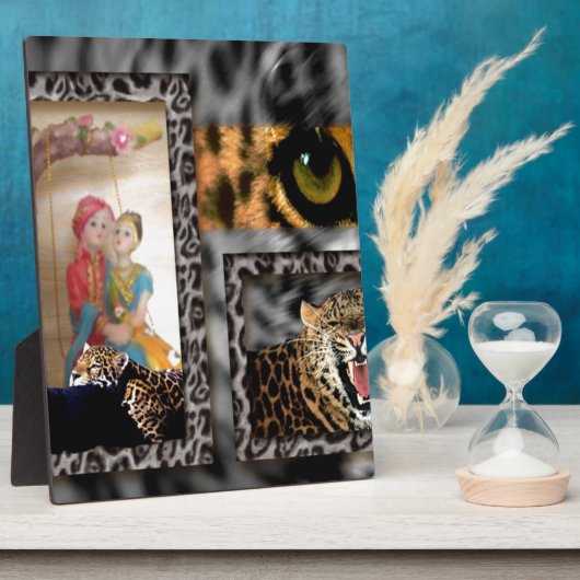 Tiger & Couple Art Print Fotoplaat (Zijkant)