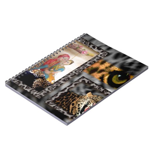 Tiger & Couple Art Print Notitieboek (Linkerzijde)