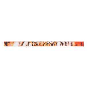 Tiger Couple Satin Ribbon Grosgrain Lint