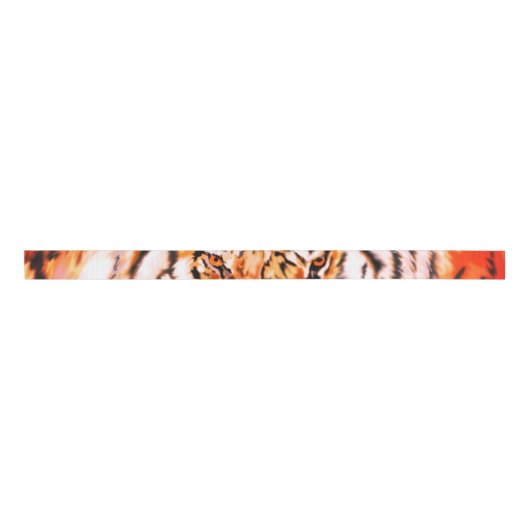 Tiger Couple Satin Ribbon Grosgrain Lint (Voorkant)