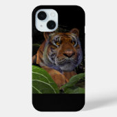 Tiger Crouching in het Oerwoud Case-Mate iPhone Case (Achterkant)