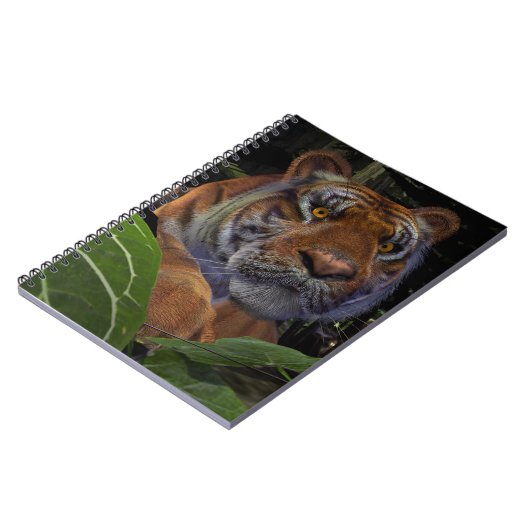 Tiger Crouching in het Oerwoud Notitieboek (Linkerzijde)