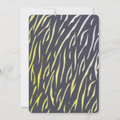 Tiger Cub Glow in the Dark Baby shower Invitation Kaart (Achterkant)