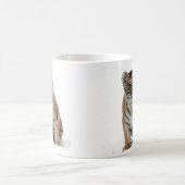 Tiger Cub in the Snow Photograph Koffiemok (Center)