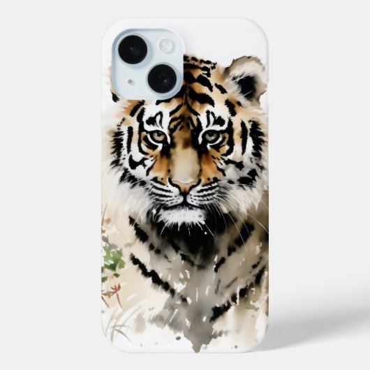 Tiger Cub Ink Painting Case-Mate iPhone Case (Achterkant)