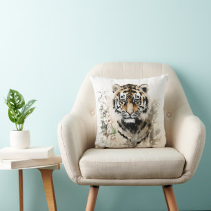 Tiger Cub Ink Painting Kussen