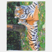 TIGER CUB met DAD Fleece Deken (Voorkant)