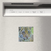 Tiger Cub Sluiten Portret Magneet (Insitu (Vaatwasser))