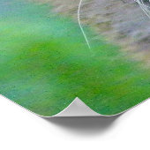 Tiger Cub Sluiten Portret Poster (Hoek)