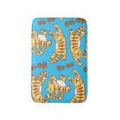 Tiger Cubs Cartoon: Grappig naadloos. Badmat (Voorkant Verticaal)