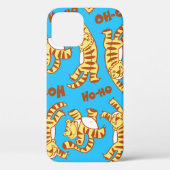 Tiger Cubs Cartoon: Grappig naadloos. Case-Mate iPhone Case (Achterkant)