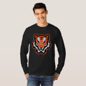 Tiger Cute Animal of Jungle Forest Tiger Graphic O T-shirt (Voorkant volledig)