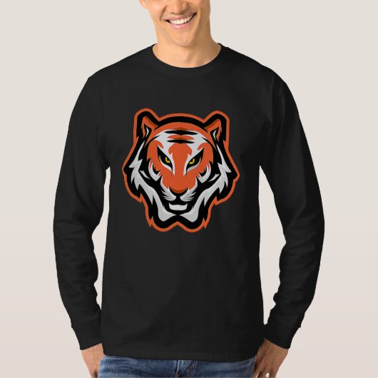 Tiger Cute Animal of Jungle Forest Tiger Graphic O T-shirt (Voorkant)