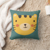Tiger Cute Green nursery Baby Room Kussen (Deken)