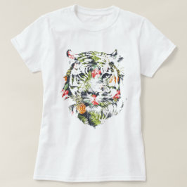 TIGER Cute T-shirt - Tropisch Patroon