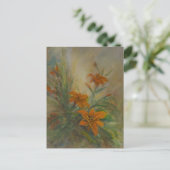Tiger "Day" Lilies Briefkaart (Staand voorkant)