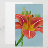 Tiger Daylily Briefpapier (Voorkant / Achterkant)