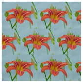 Tiger Daylily Stof (Swatch)