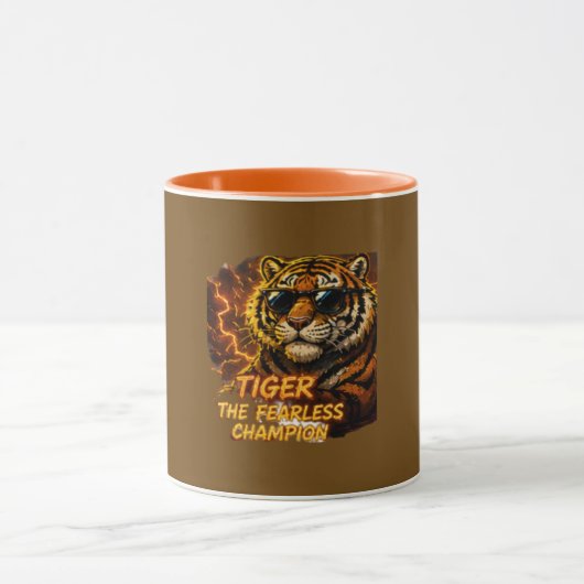 Tiger De Onverschrokken Kampioen Mok (Midden)