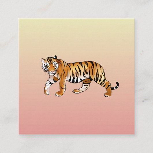 Tiger Design Enclosure Kaart (Achterkant)